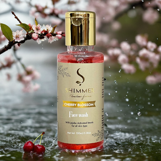 Cherry Blossom Face Wash With Activated Jojoba Beads